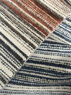 430GSM Heavy Weight Woven Chenille Sofa Fabric with Line Pattern and 100% Polyester for Luxury Upholstery