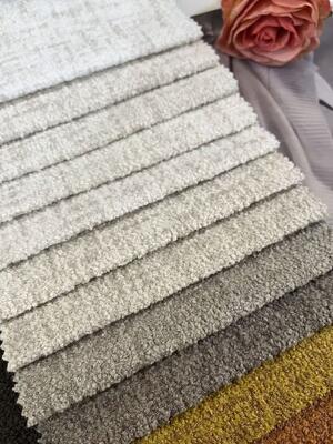 380GSM 100% Polyester Knitted Velvet Sofa Fabric with 142CM Width and 50M Roll Length