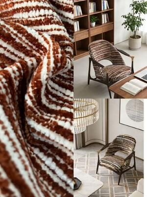 520GSM Woven Chenille Sofa Fabric for Luxury Home Decoration
