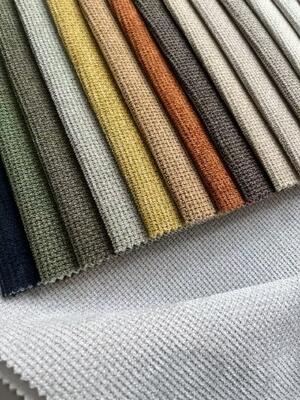 380GSM chenille sofa fabric multi-color fabric for sofa