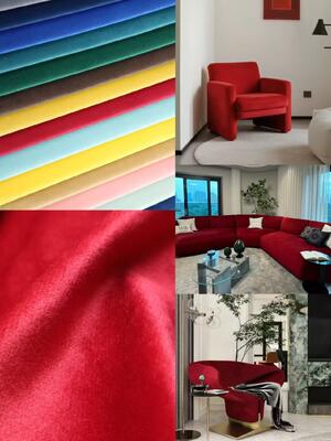 310gsm Luxurious Luminous High-Saturation Dutch Velvet For Sofa