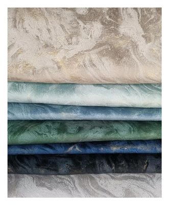 Custom 100% Polyester Embossed Velvet Upholstery Fabric Patterned Velvet Fabric