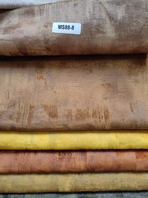 Holland Luxury Sofa Fabric Durable Breathable With Bronzing Gold Pattern