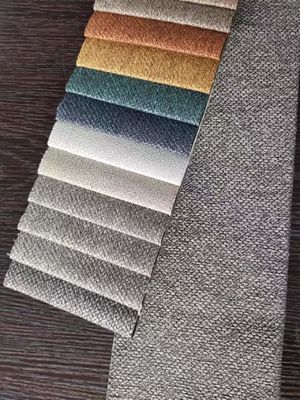 Upholstery Woven Soft Linen Fabric Linen Jacquard Fabric With Anti Pill Feature