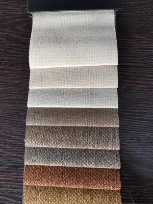 Upholstery Woven Soft Linen Fabric Linen Jacquard Fabric With Anti Pill Feature