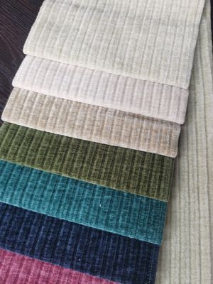 Anti Pill Luxury Sofa Fabric Eco Friendly With Woven Pattern