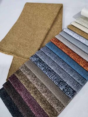 Shrink Resistant Linen Sofa Fabric Dubai Rainbow Fabric Customized For Home