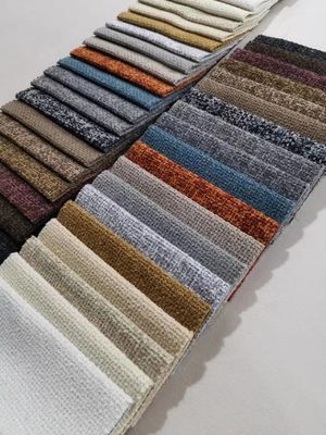 Shrink Resistant Linen Sofa Fabric Dubai Rainbow Fabric Customized For Home