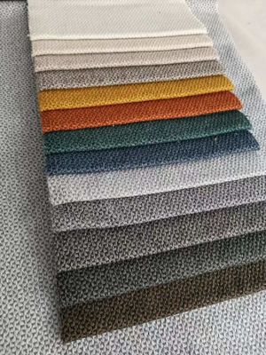 Jacquard Stamped Linen Sofa Fabric Easy To Maintain Pet Friendly