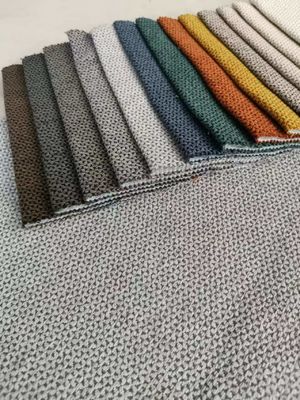 Jacquard Stamped Linen Sofa Fabric Easy To Maintain Pet Friendly