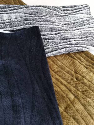 Shrink Resistant Multi Color Upholstery Velvet Fabrics Custom Jacquard Fabric