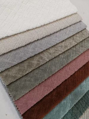 Fashion Customizable Jacquard Upholstery Fabric Soft Knitted Fabric Sofa Fabric Factory