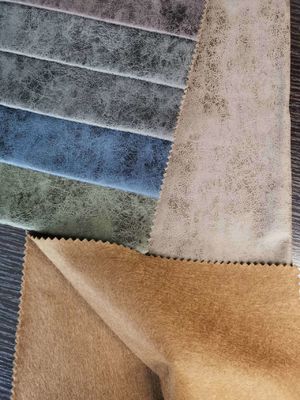 Upholstery Leather Sofa Fabric Flame Retardant With DOT Style