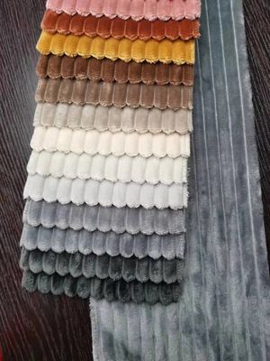 Waterproof Corduroy Printed Fabric Soft Floral Printed Africans Fabric Sofa Fabric Factory