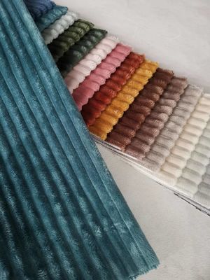 Waterproof Corduroy Printed Fabric Soft Floral Printed Africans Fabric Sofa Fabric Factory