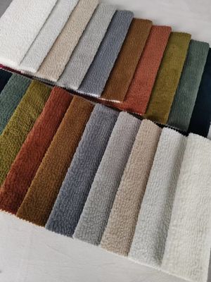 Knitted Luxury Sofa Fabric Shrink Resistant With Customized Color