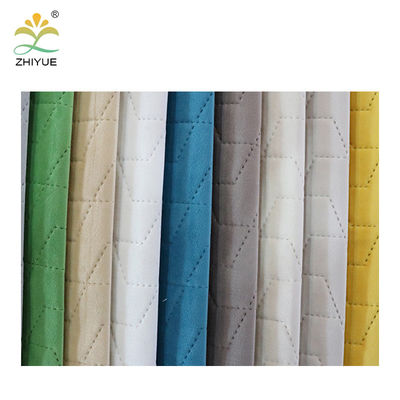 100% Polyester Luxury Sofa Fabric Knitted Waterproof With Embroidered Pattern