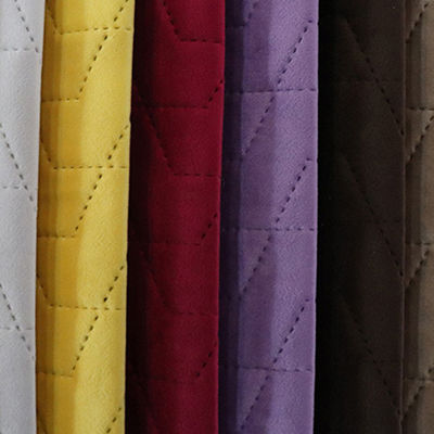 100% Polyester Luxury Sofa Fabric Knitted Waterproof With Embroidered Pattern