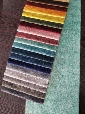 Upholstery Luxury Velvet Fabric Custom Embossed Fabric For Sofa
