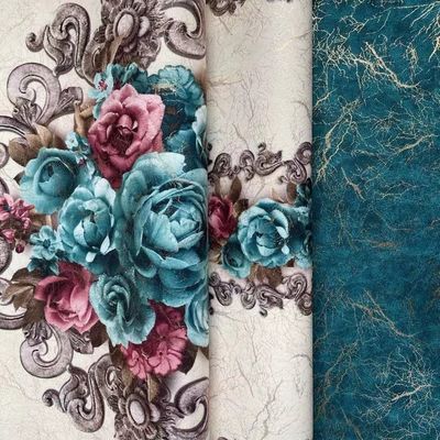 Anti Pilling Metallic Digital Print Fabric Printed FDY Velvet Abrasion Resistant