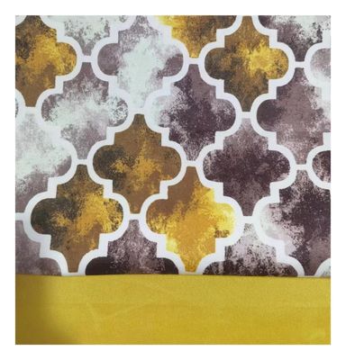 Upholstery Digital Print Fabric Wrinkle Resistant With Knitted Technics