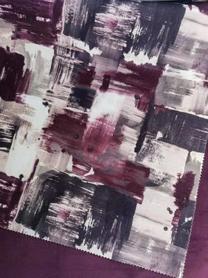 Anti Static Colorful Digital Print Upholstery Fabric Printed Velvet Upholstery Fabric