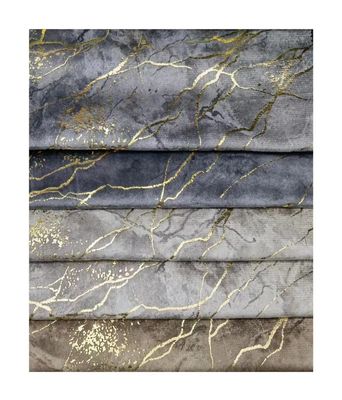 100% Polyester Knitted Foil Print Fabric Tear Resistant For Sofa Textile