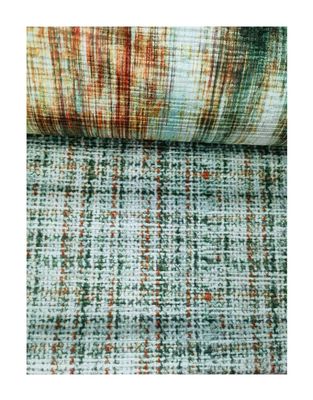 Jacquard Digital Print Fabric Customizable Bonded Style For Sofa Textile