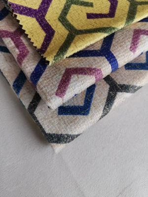 Plain Flame Retardant Digital Floral Print Fabric Jacquard Print Fabric For Sofa Decoration