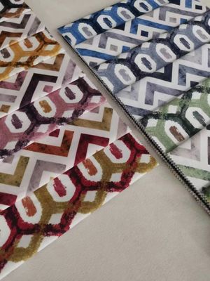 100% Polyester Digital Print Fabric Rainbow Dubai Fabric For Sofa
