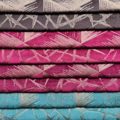 Upholstery Foil Cloth Material Metallic Foil Fabric Living Room Furniture Sofa Textile