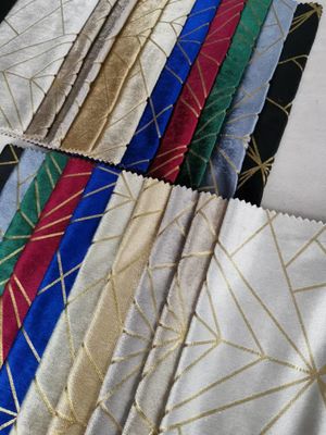 Linen Velvet Curtain Fabric Breathable Living Room Furniture Fabrics