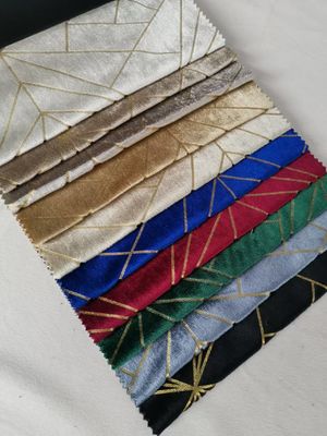 Linen Velvet Curtain Fabric Breathable Living Room Furniture Fabrics