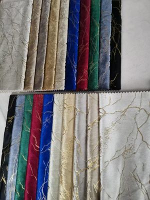 210gsm Anti Pill Metallic Velvet Fabric Luxury Velvet Upholstery Fabric
