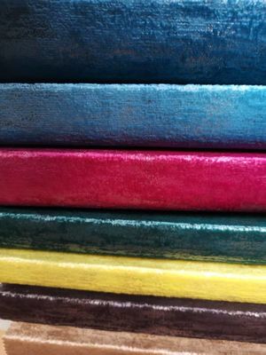 100% Polyester Foil Print Fabric Knitted Shrink Resistant For Sofa