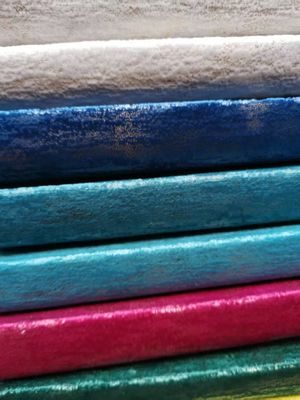 100% Polyester Foil Print Fabric Knitted Shrink Resistant For Sofa