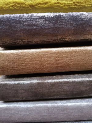 100% Polyester Foil Print Fabric Knitted Shrink Resistant For Sofa