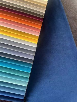 Water Resistant 400gsm Luxury Velvet Curtain Fabric Luxury Upholstery Fabric
