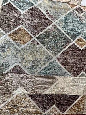 100% Polyester Double Faced Home Textile Fabric High End Drapery Fabric For Curtain