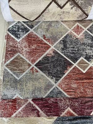 100% Polyester Double Faced Home Textile Fabric High End Drapery Fabric For Curtain