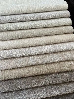 Knitted Upholstery Velvet Fabric Chenille Polyester Fabric For Sofa