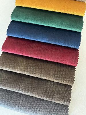 Embossed Holland Velvet Fabric Chenille Shrink Resistant For Wildely Use