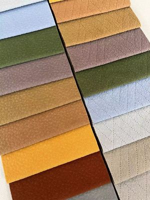 Linen Velvet Sofa Fabric Durable Heavy Duty For Home Decoration