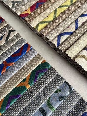 100% Polyester Velvet Printed Fabric Brocade Jacquard Fabric For Sofa