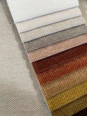 Weave Velvet Sofa Fabric Luxurious Look Cozy Colorful For Upholstery Sofa Fabric Factory