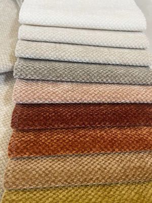 Weave Velvet Sofa Fabric Luxurious Look Cozy Colorful For Upholstery Sofa Fabric Factory