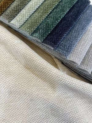 Weave Velvet Sofa Fabric Luxurious Look Cozy Colorful For Upholstery Sofa Fabric Factory