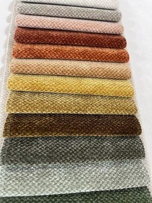 Weave Velvet Sofa Fabric Luxurious Look Cozy Colorful For Upholstery Sofa Fabric Factory