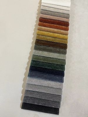 Weave Velvet Sofa Fabric Luxurious Look Cozy Colorful For Upholstery Sofa Fabric Factory