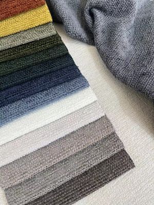 100% Polyester Chenille Woven Fabric Machine Washable For Sofa Cushion